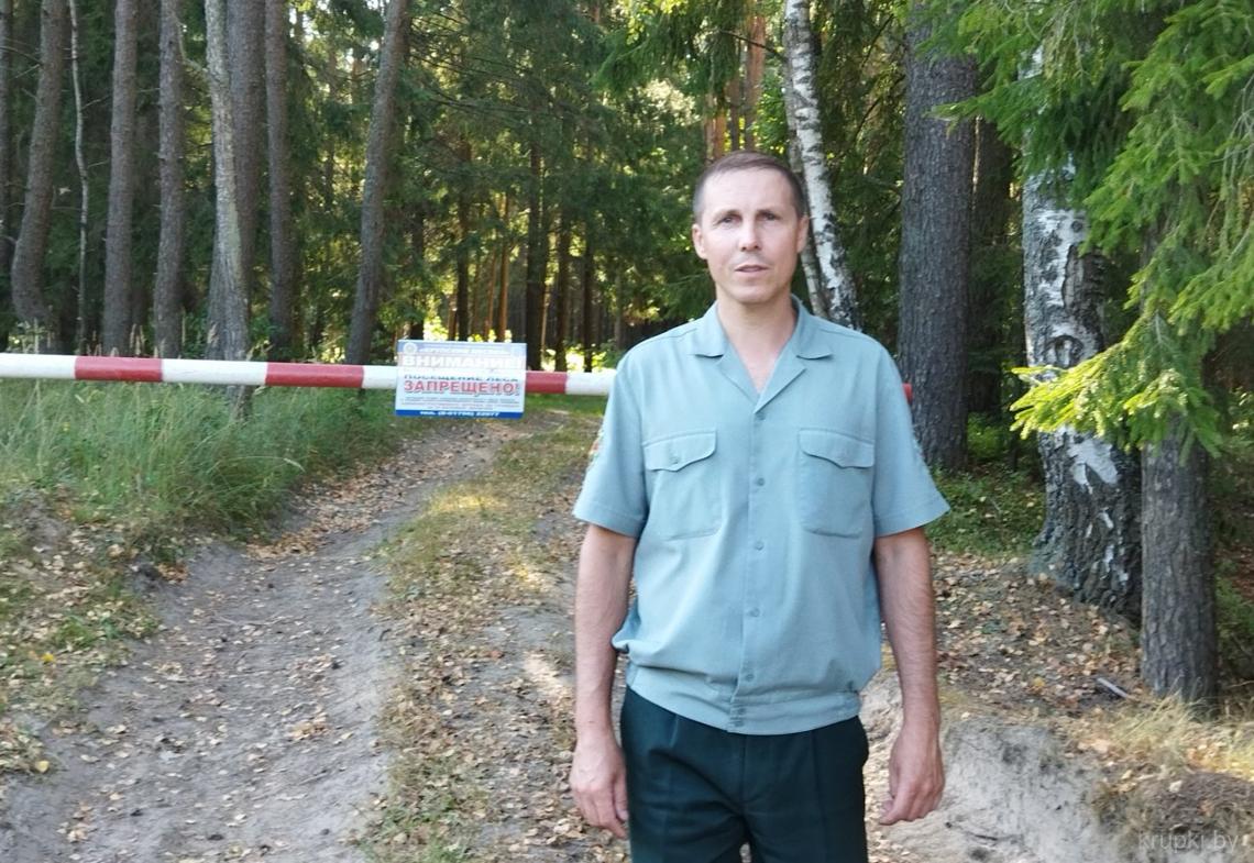 Начальник отдела лесного хозяйства Крупского лесхоза Сергей СТРОЦКИЙ