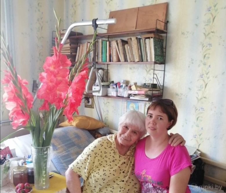 11 августа 2017 год (юбилей 85 лет, с соцработником Демешкевич Надеждой Лаврентьевной).