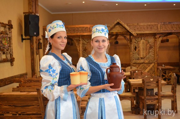 В Крупках после ремонта открылся бар «Беларускі куток»