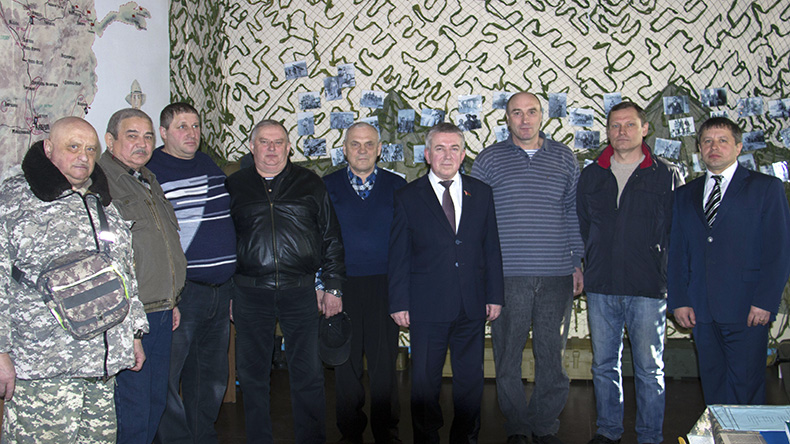 Депутат Палаты представителей Национального собрания Республики Беларусь Петр Атрощенко встретился с активистами Белорусского союза ветеранов войны в Афганистане