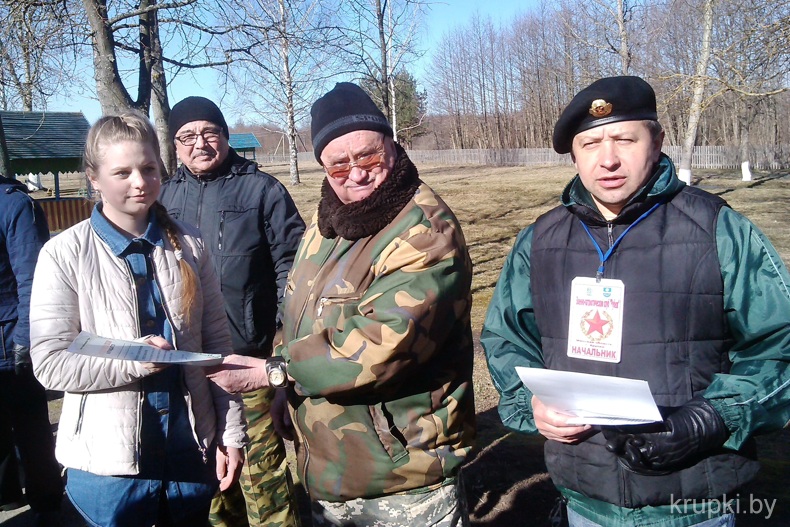 Сборы военно-патриотического клуба «Рубеж» в Крупском районе