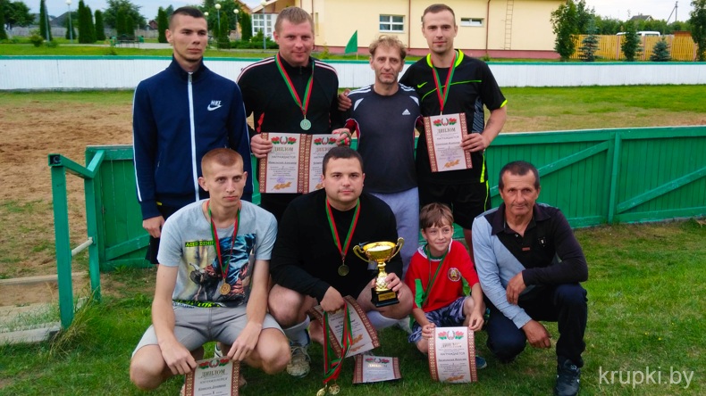 Чемпионы Крупского района команда ООО «Амкодор-Можа»