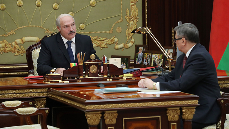 Александр Лукашенко и Владимир Зиновский
