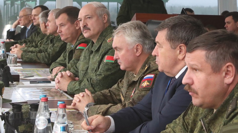 Совместное учение вооруженных сил Беларуси и России 