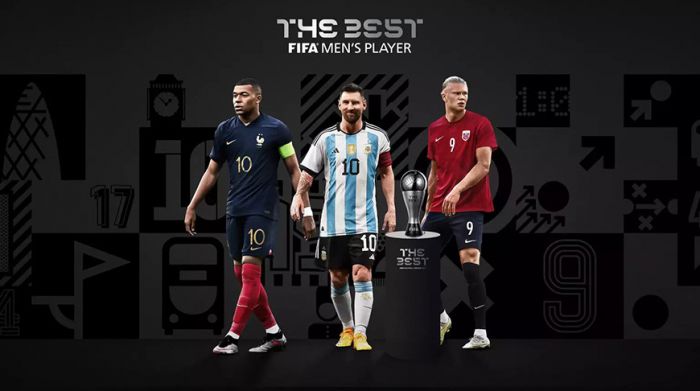 На звание лучшего футболиста года по версии ФИФА претендуют Месси, Мбаппе и Холанд