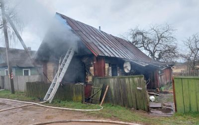 В деревне Новохросты на пожаре погиб человек