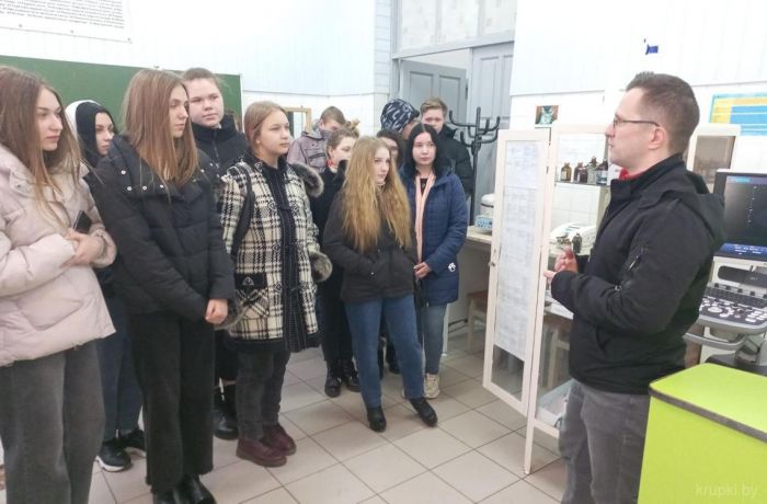 Крупские школьники посетили Витебскую академию ветеринарной медицины