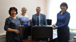 Беларусбанк передал компьютеры районному Центру по обеспечению деятельности бюджетных организаций
