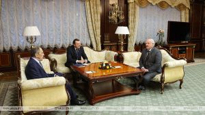Александр Лукашенко встретился с министром иностранных дел РФ Сергеем Лавровым