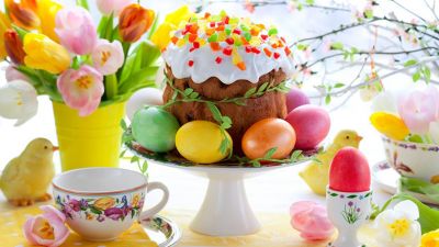 23 апреля будет совершаться освящение пасхальных куличей, яиц