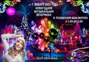1 января 2024 г. в Крупках пройдет праздничное представление «В ритме Нового года!»