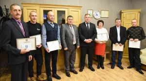 Председатель Крупского райисполкома поздравил тружеников производственной площадки при деревне Дворище