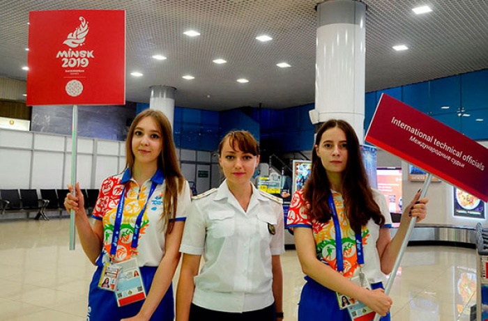 Около 1 тыс. спортсменов прилетели сегодня в Минск на II Европейские игры