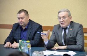 Начальник главного управления юстиции Миноблисполкома встретился с коллективом Крупского РЭС