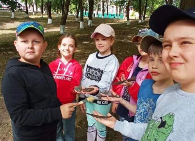 В Крупском городском парке галерея проводит для детей арт-площадки
