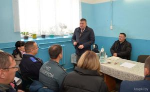 Председатель Крупского райисполкома провел Единый день информирования на МТК «Хотюхово» в СУП «Щавры-агро»