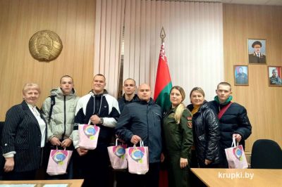 Крупские призывники отправились на срочную военную службу