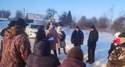 Встречу с жителями деревни Старые Щавры провела председатель Крупского районного Совета депутатов
