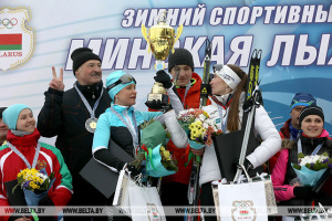 Команда Президента Беларуси победила в эстафетной гонке &quot;Минской лыжни - 2019&quot;