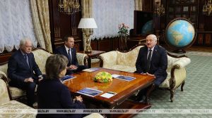 Лукашенко встретился с генеральным директором АО &quot;Российский экспортный центр&quot; Вероникой Никишиной
