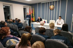 Темы, вынесенные на ЕДИН, обсудили в коллективе Крупского района газоснабжения