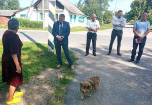 Руководство района встретилось с жителями деревни Якимовка