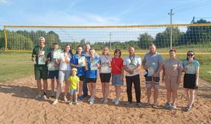 Узнали победителей чемпионата Крупского района по пляжному волейболу