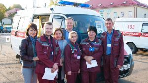 Крупчане приняли участие в открытых играх-соревнованиях среди бригад службы скорой медпомощи