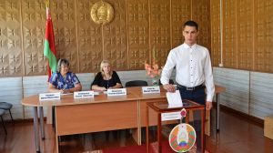 Легкоатлет Александр Трушков впервые принял участие в выборах Президента Республики Беларусь