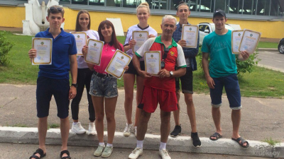 Команда Крупского района одержала победу на чемпионате Минской области по легкой атлетике