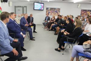 Молодежный актив области встретился с представителями власти в Борисове