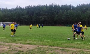 Крупчане проиграли червенским футболистам в чемпионате Беларуси по футболу во второй лиге (видео)