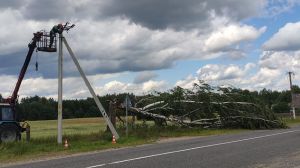Энергетики оперативно восстановили электроснабжение в пострадавших от непогоды районах