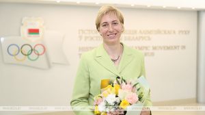 Екатерина Карстен награждена почетной грамотой НОК Беларуси