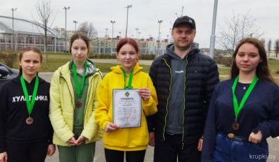 Крупские теннисистки стали бронзовыми призерами на областных соревнованиях