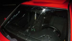 Житель Крупского района повредил автомобиль возле кафе на М1
