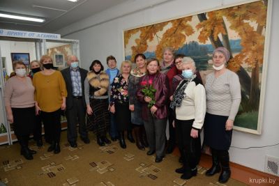 В Крупском историко-краеведческом музее открылась выставка картин Алексея Гамина