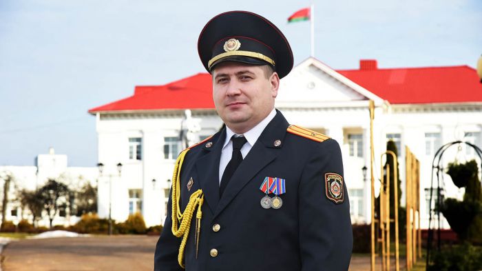 Майор милиции Дмитрий Сергун награжден медалью «За безупречную службу» III степени