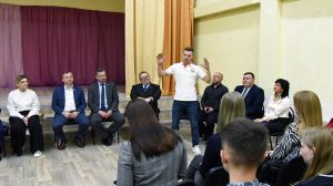 Представители объединения «Патриоты Беларуси» встретились с крупской молодежью