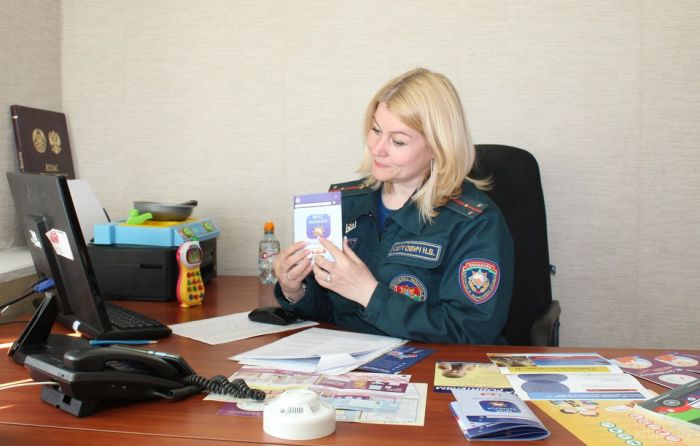 Спасатели Крупского РОЧС проводят онлайн-занятия безопасности