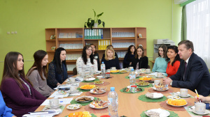 Руководство Крупского района встретилось с молодыми педагогами