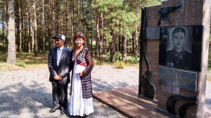 На место гибели Василия Чеботарева приезжали его земляки из Казахстана