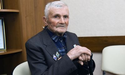 Крупчанин Феоктист Кукин празднует 100-летний юбилей