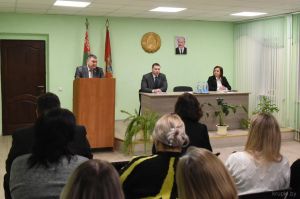 Председатель райисполкома встретился с работниками КУП «Жилтеплострой»