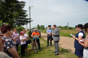 Председатель Крупского райисполкома провел очередную встречу с жителями отдаленных населенных пунктов