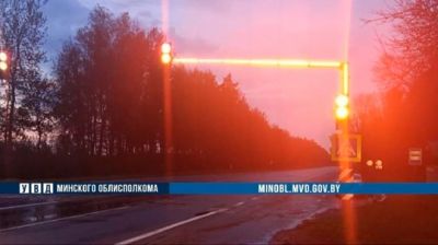 В Минской области установлен новый светофорный объект повышенной видимости