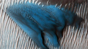 На Марсе обнаружили голубые дюны
