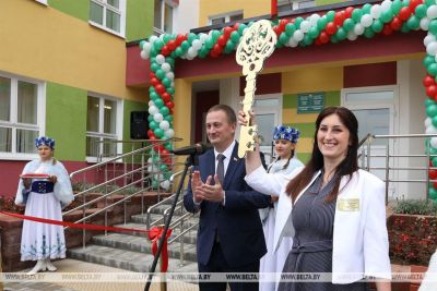 Александр Турчин открыл новый детский сад в Фаниполе