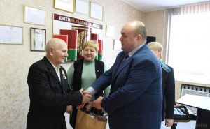 Кавалера ордена Трудовой Славы III степени Федора Александровича Ходасевича поздравили с 75-летием