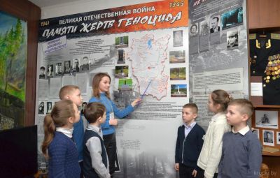 В Крупском музее проведена реэкспозиция отдела, посвященного геноциду в нашем районе в годы ВОВ